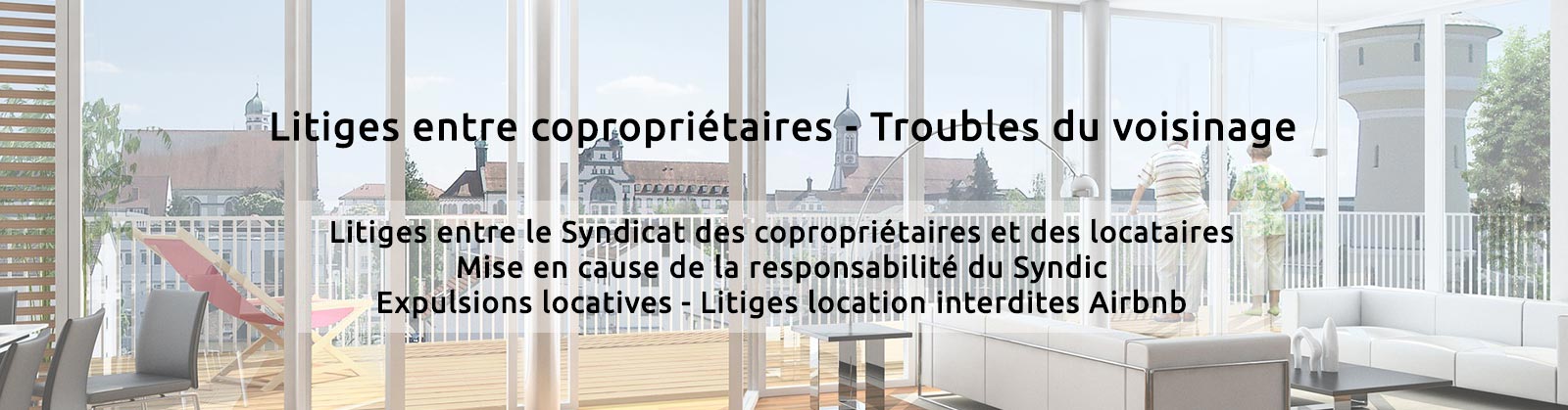 Litiges entre copropriétaires