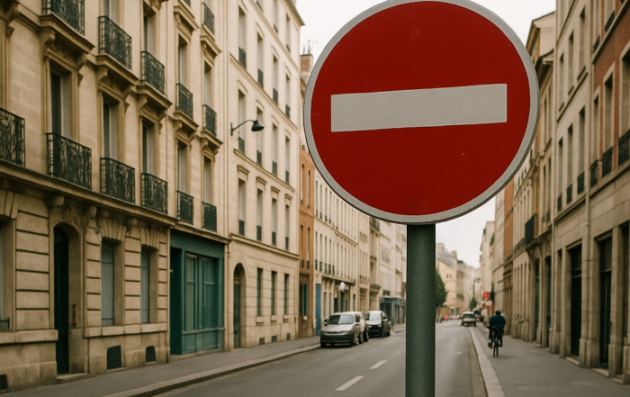 Circulation en sens interdit